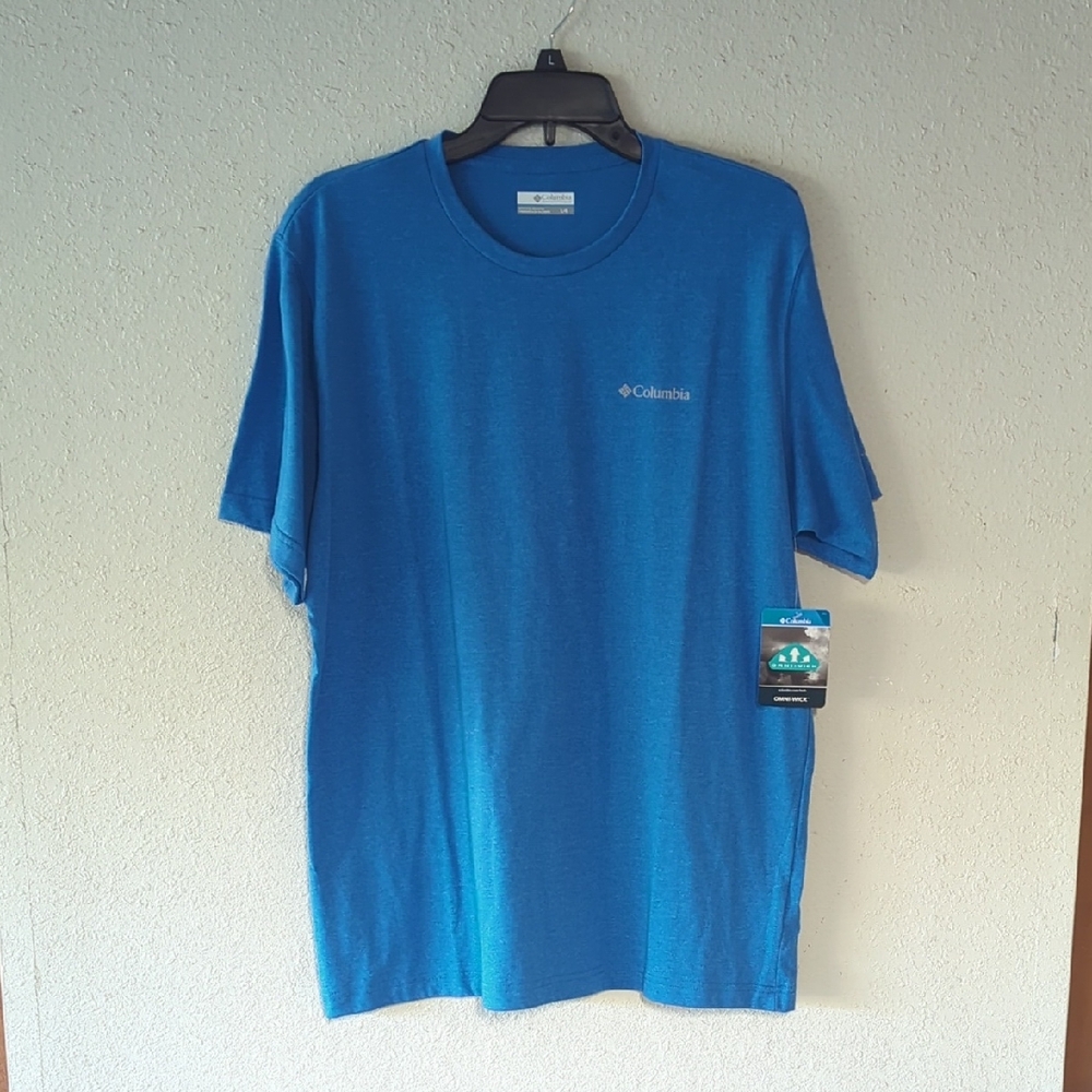 Columbia Men's Vibrant Blue Short Sleeve Tee